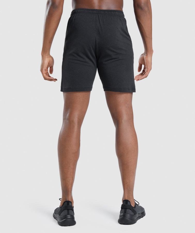 Gymshark Vital Light Shorts Sort Mergel