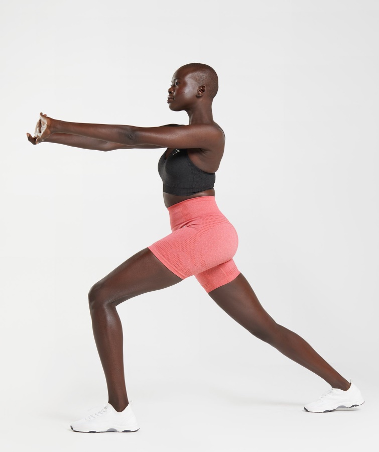 Gymshark Vital Seamless 2.0 Shorts Chili Red Mergel