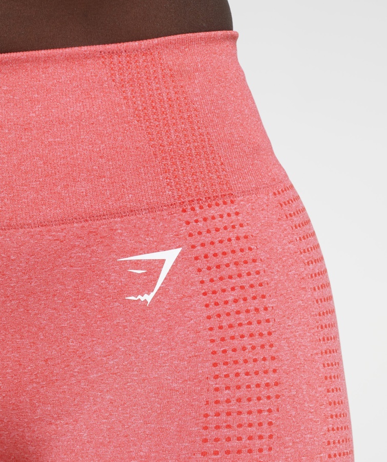 Gymshark Vital Seamless 2.0 Shorts Chili Red Mergel