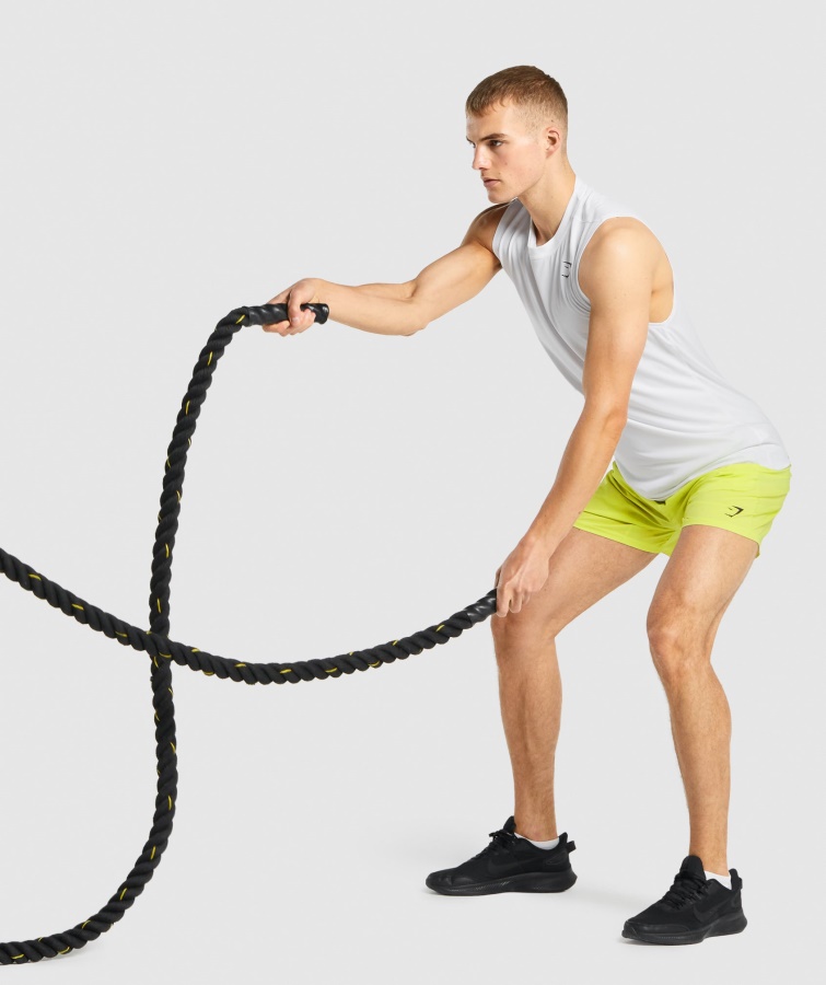 Gymshark Hvid Ankomst ærmeløs T-shirt