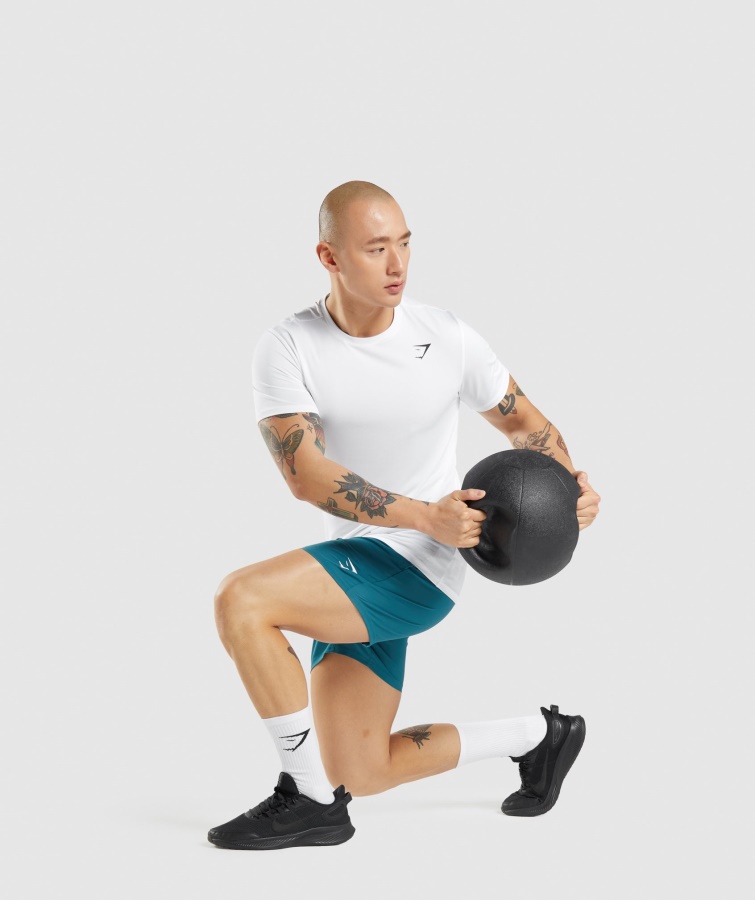 Gymshark Hvid Ankomst T-shirt