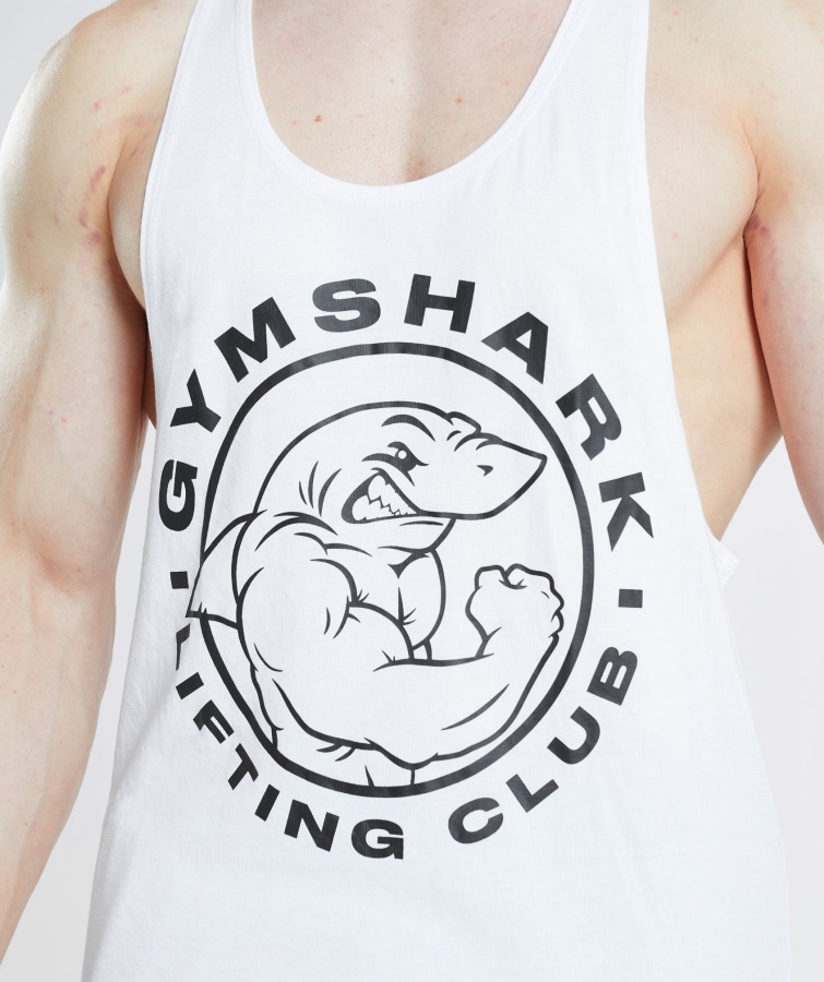 Gymshark Hvid Legacy Stringer