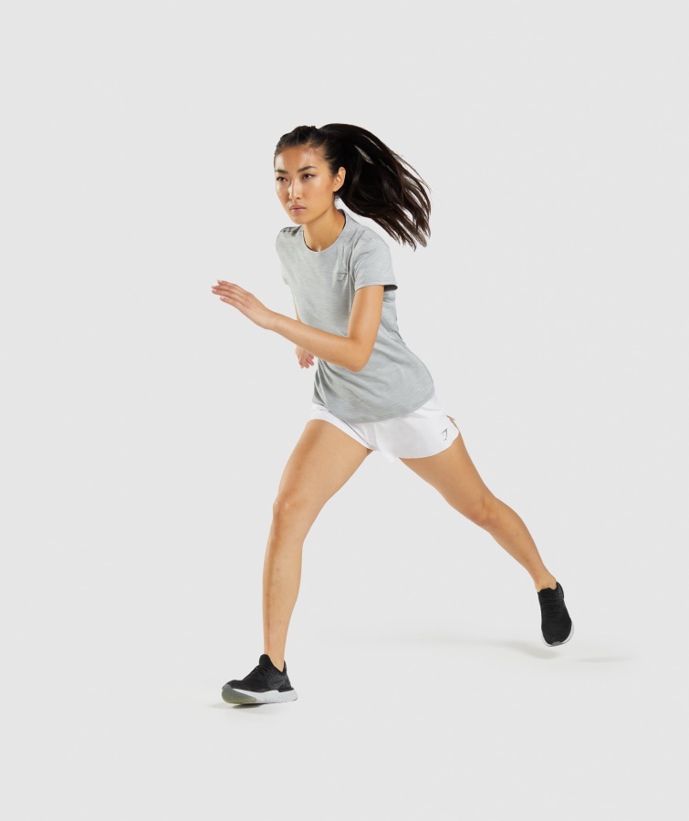 Gymshark Hvide Speedshorts