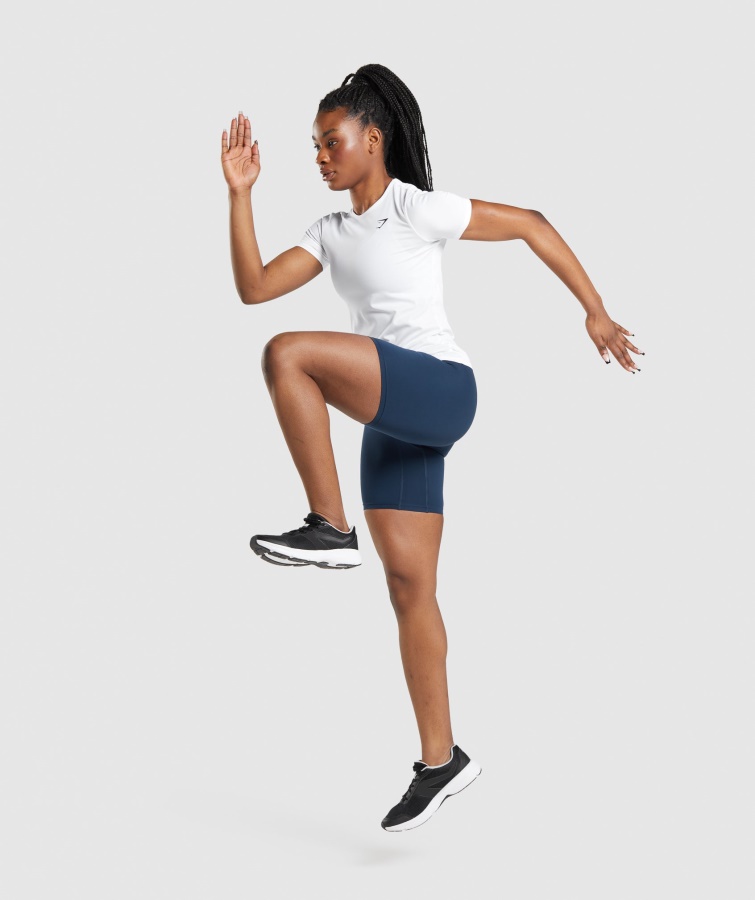 Gymshark Hvid Trænings T-shirt