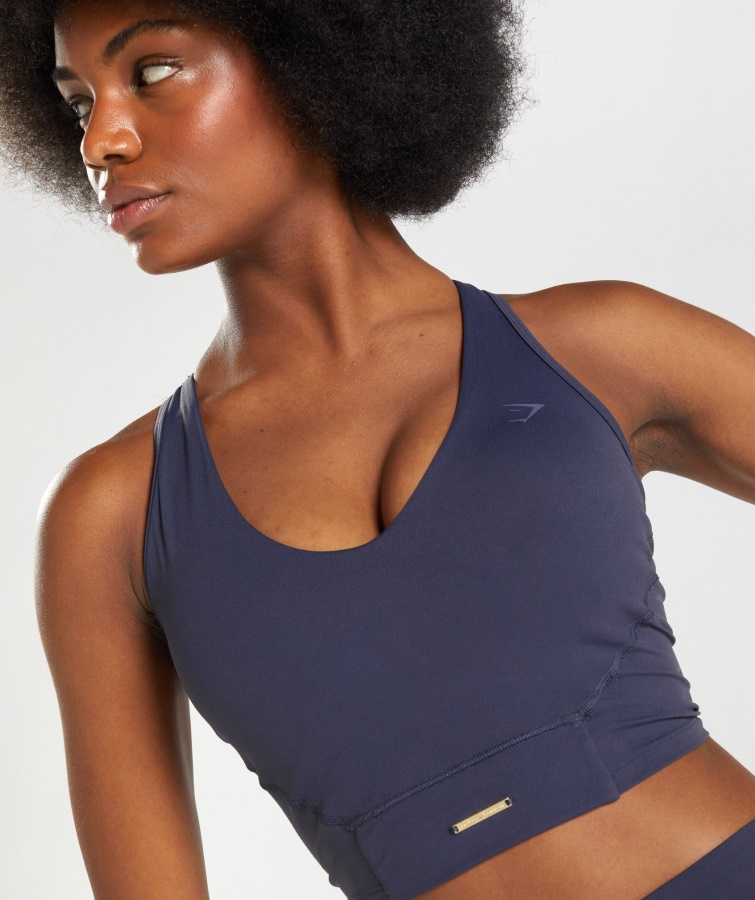 Gymshark Whitney Crop Tank Indigo Navy