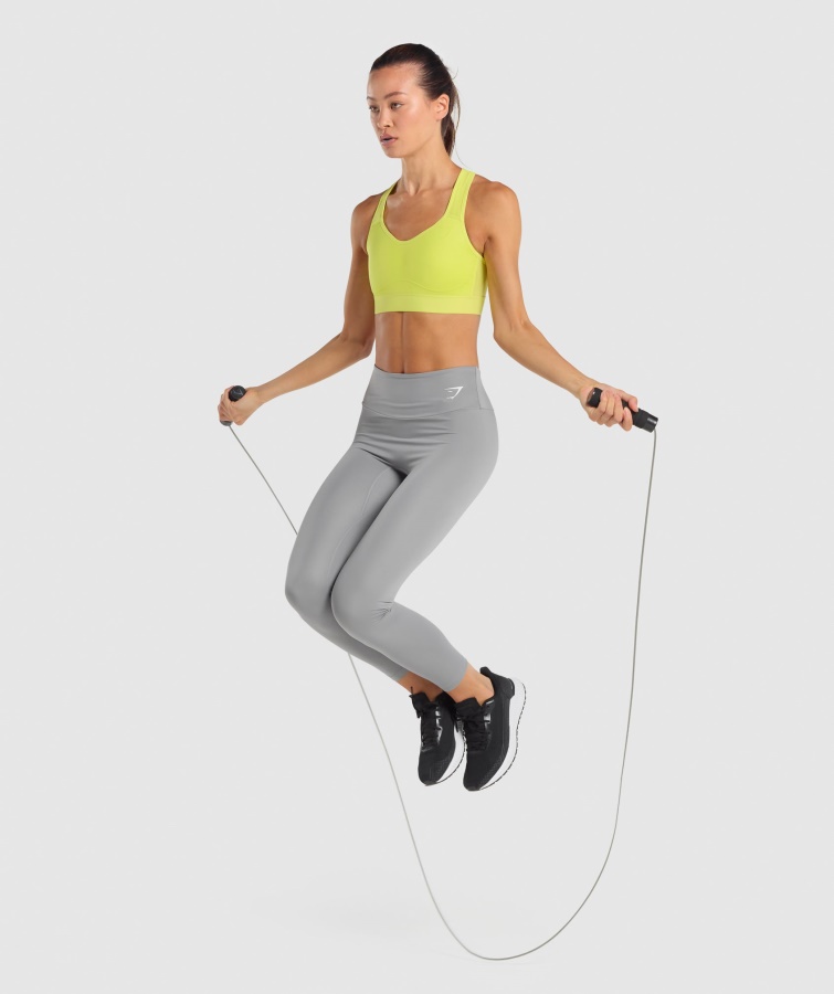 Gymshark Gul Letvægts Sports-bh Med Høj Støtte