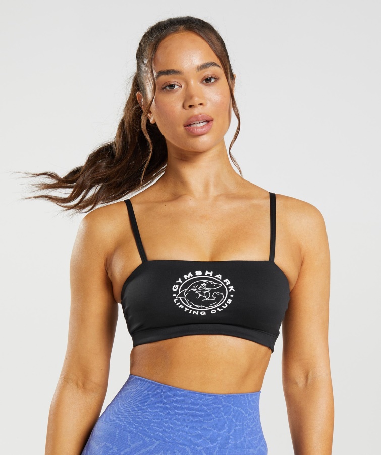 Legacy Bandeau Bh Sort Gymshark