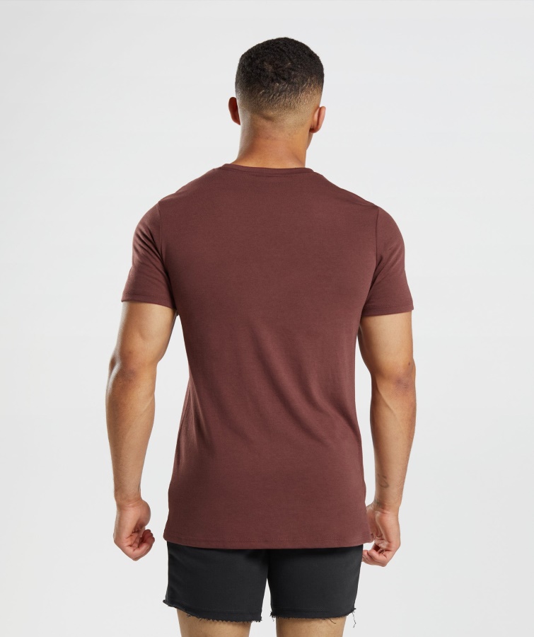 ældre T-shirt Kirsebærbrun Gymshark
