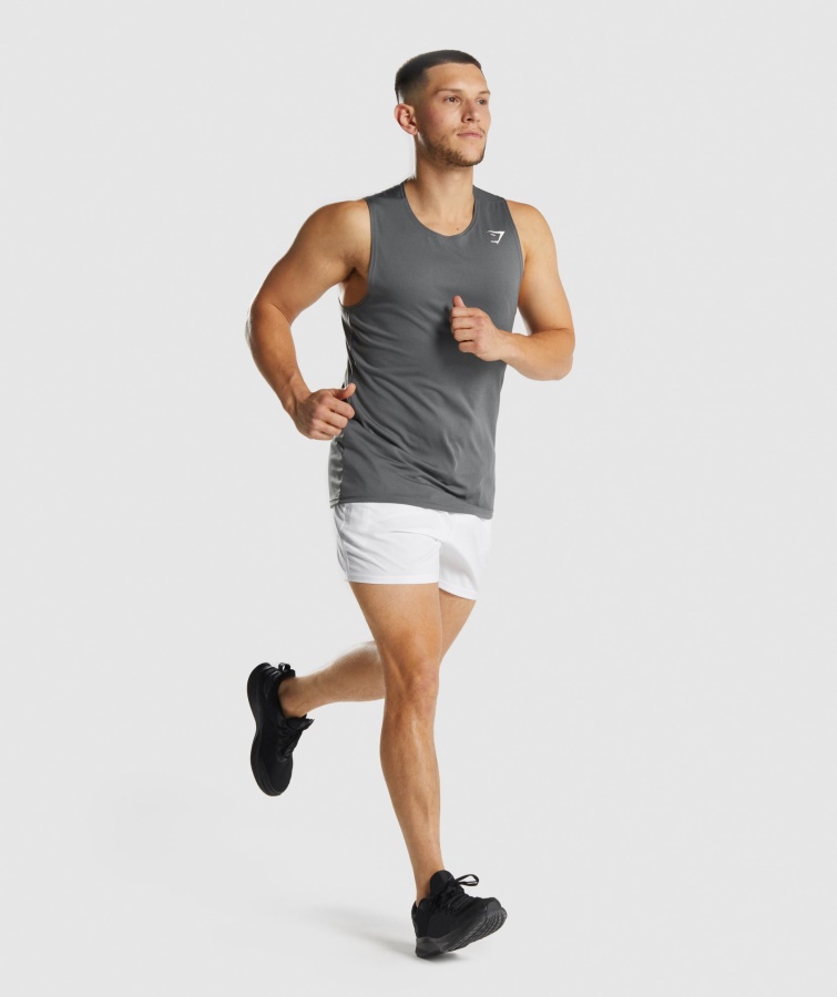 No Show Sokker 3pk Hvid Gymshark