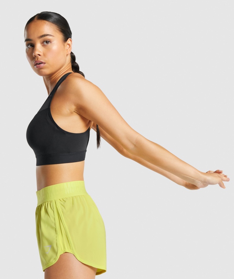 åben Ryg Sports Bh Sort Gymshark