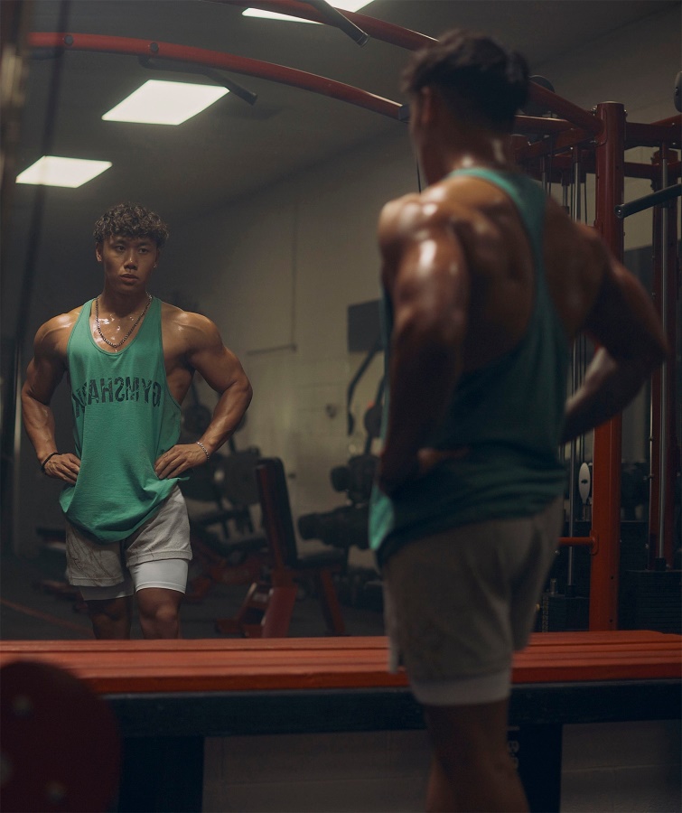 Power Stringer Alpine Green Gymshark