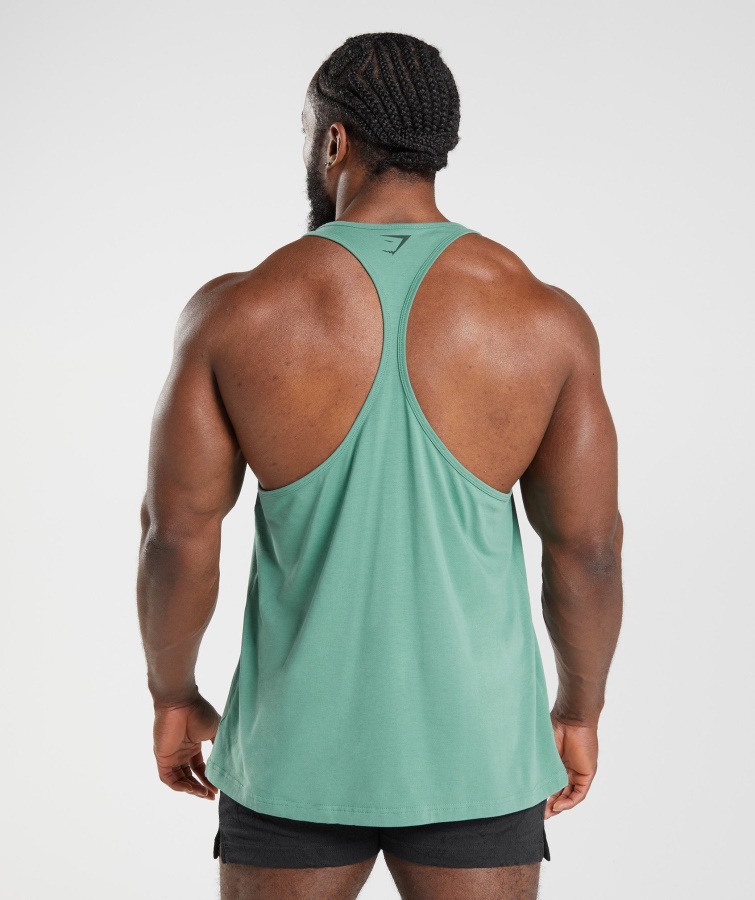 Power Stringer Alpine Green Gymshark
