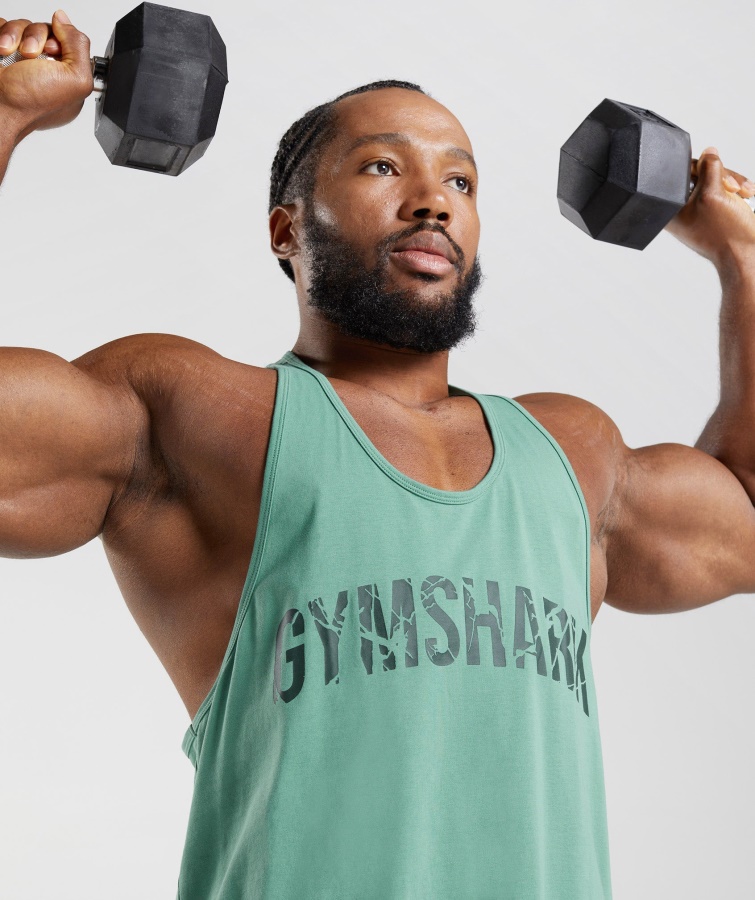 Power Stringer Alpine Green Gymshark