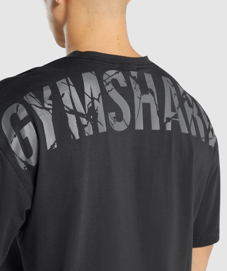 Power T-shirt Sort Gymshark
