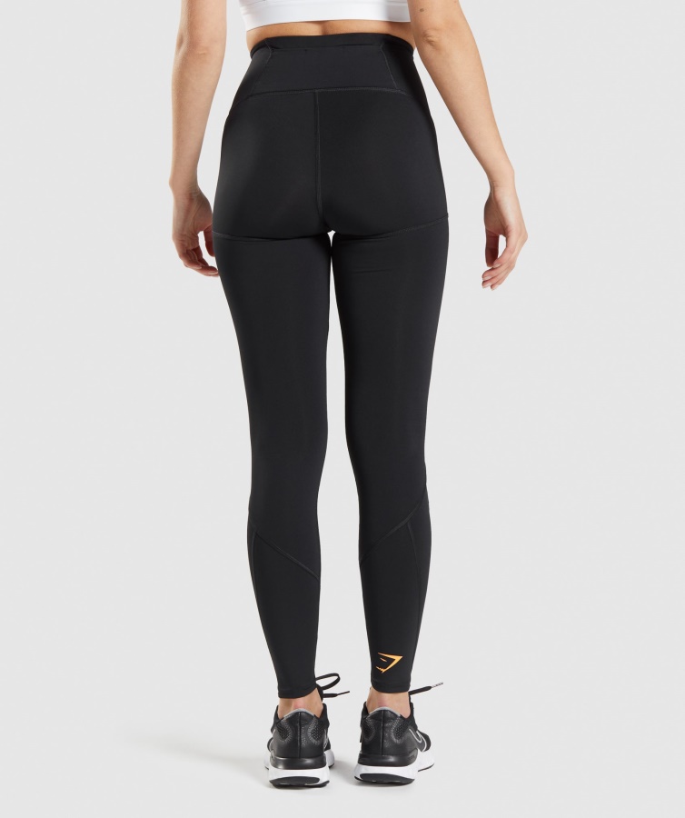 Pulse Mesh Leggings Sort Gymshark
