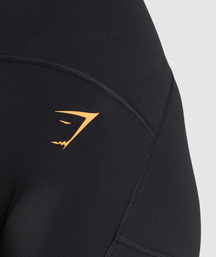 Pulse Mesh Leggings Sort Gymshark