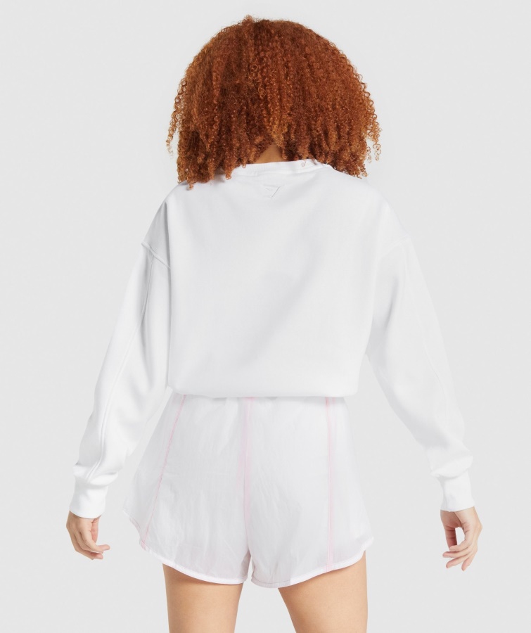 Puls Pullover Hvid Gymhaj