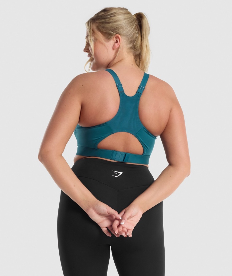 Racer Back Sports Bh Blågrøn Gymshark