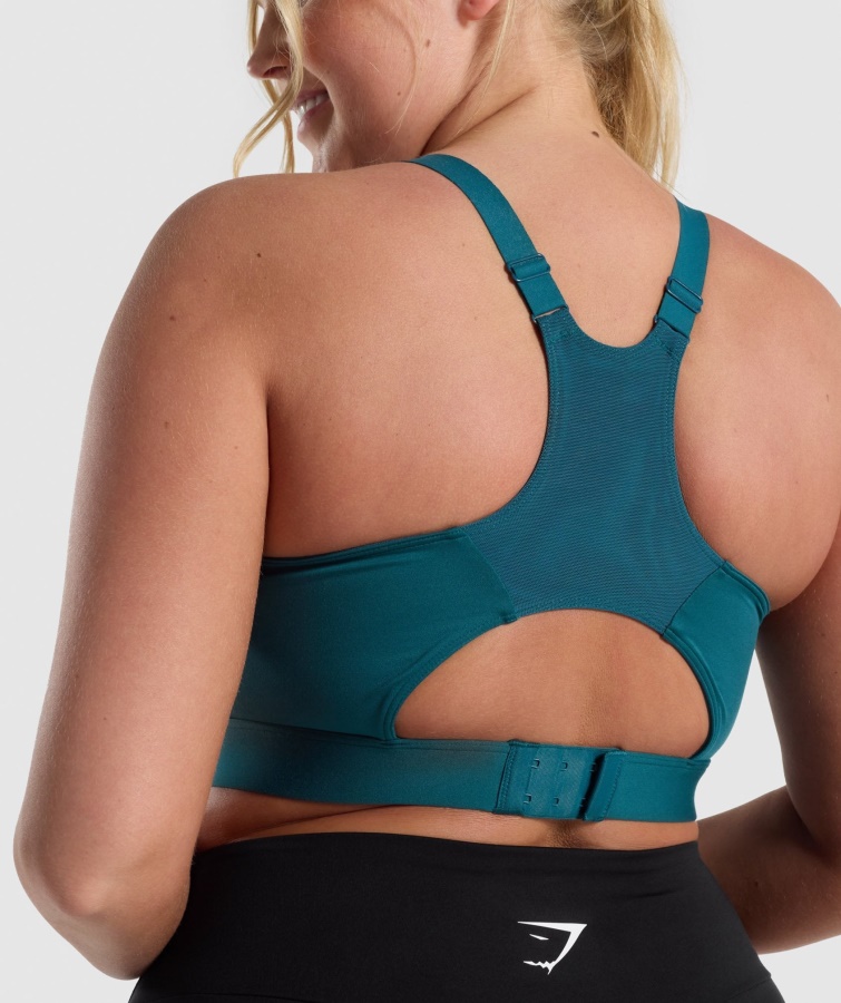 Racer Back Sports Bh Blågrøn Gymshark