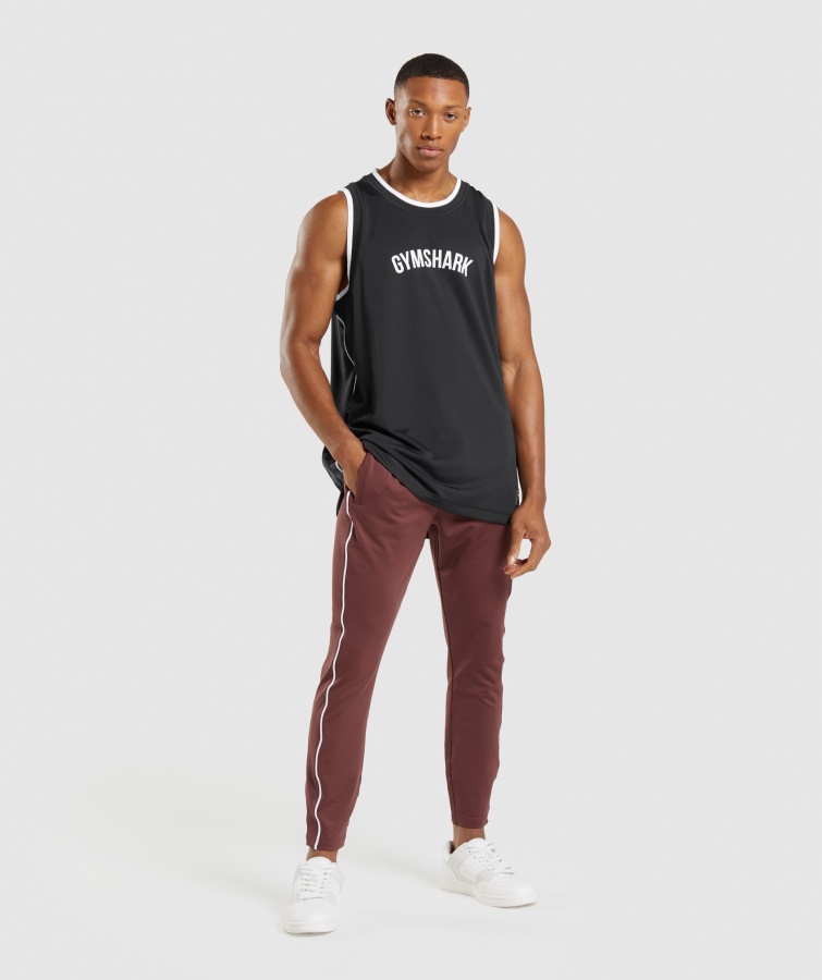 Fordybning Joggers Kirsebær Brun-hvid Gymshark
