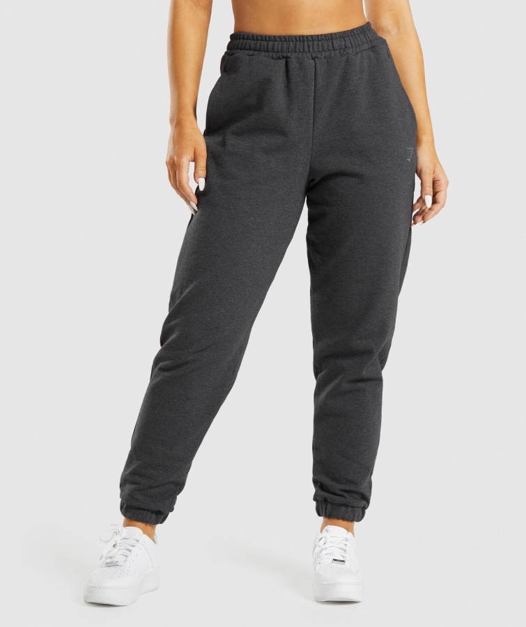 Hviledag Sveder Joggers Black Merl Gymshark