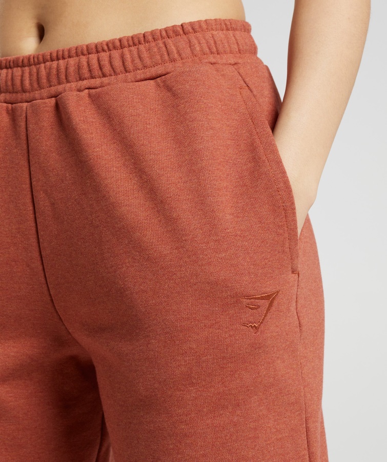 Hviledag Sveder Joggers Kanelbrun Mergel Gymshark