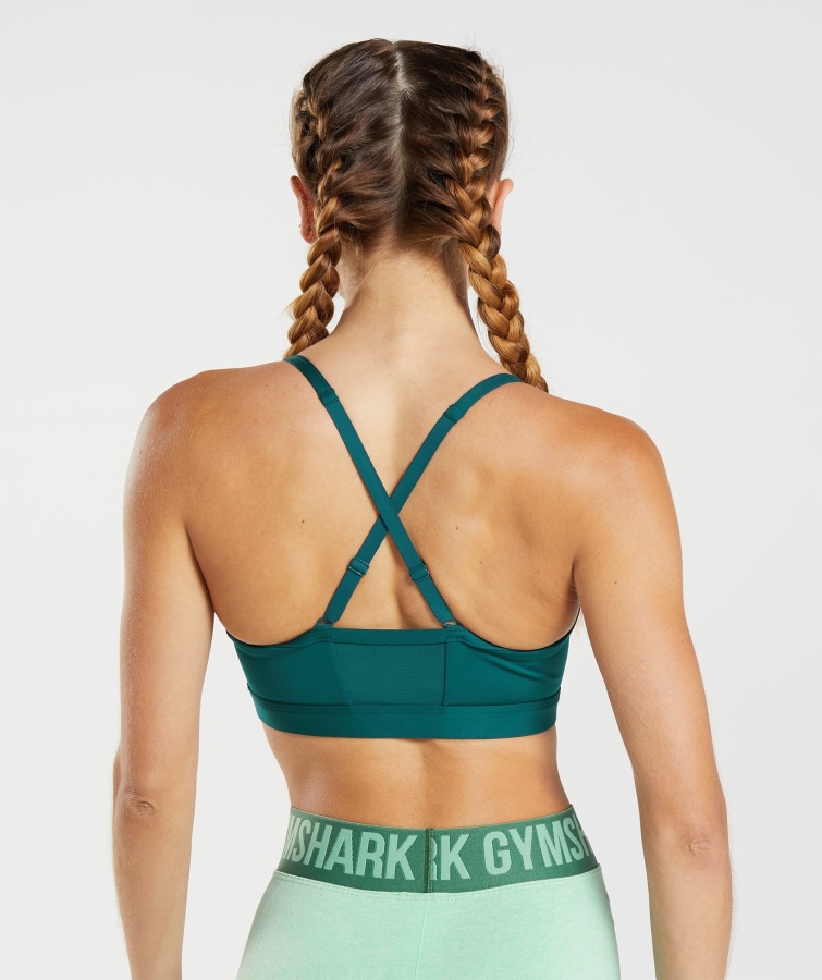 Ruched Sports-bh Vinter Krikand Gymshark