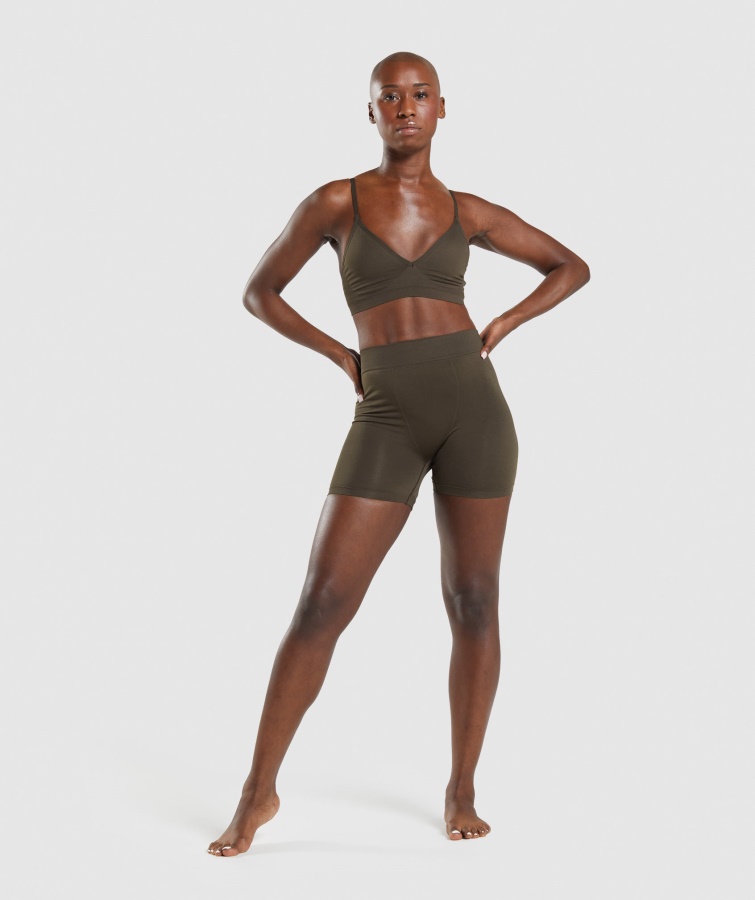 Sømløse Boksere Espresso Brun Gymshark