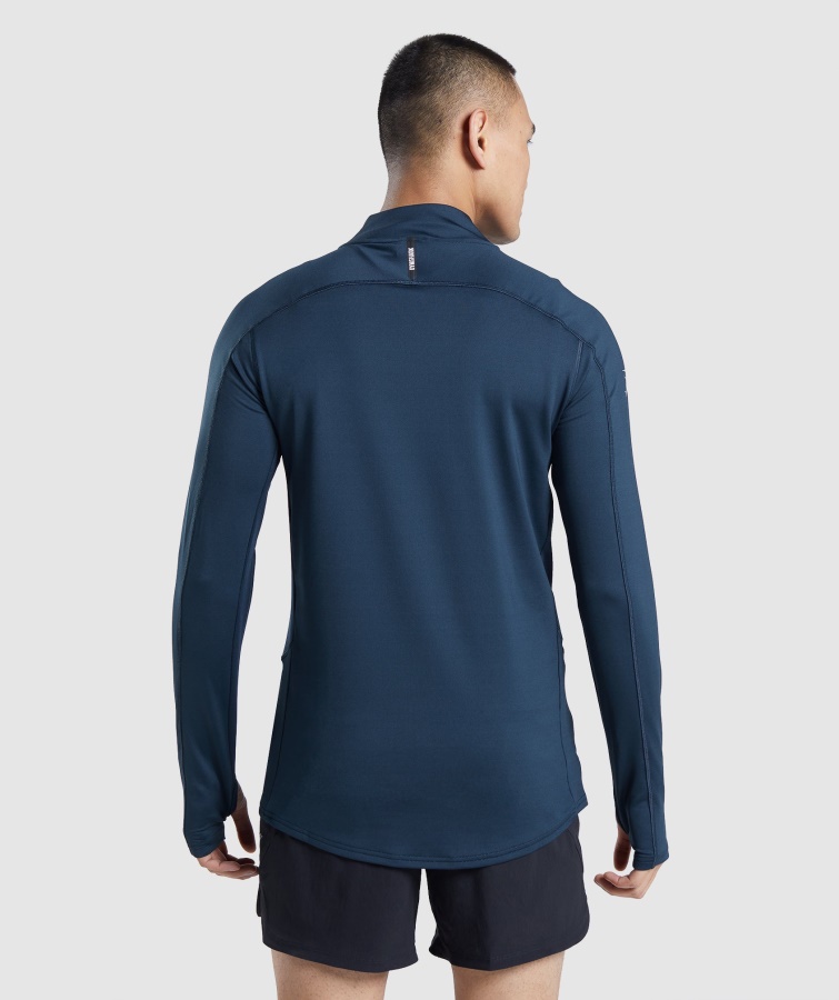 Speed Evolve 1-4 Zip Marineblå Gymshark