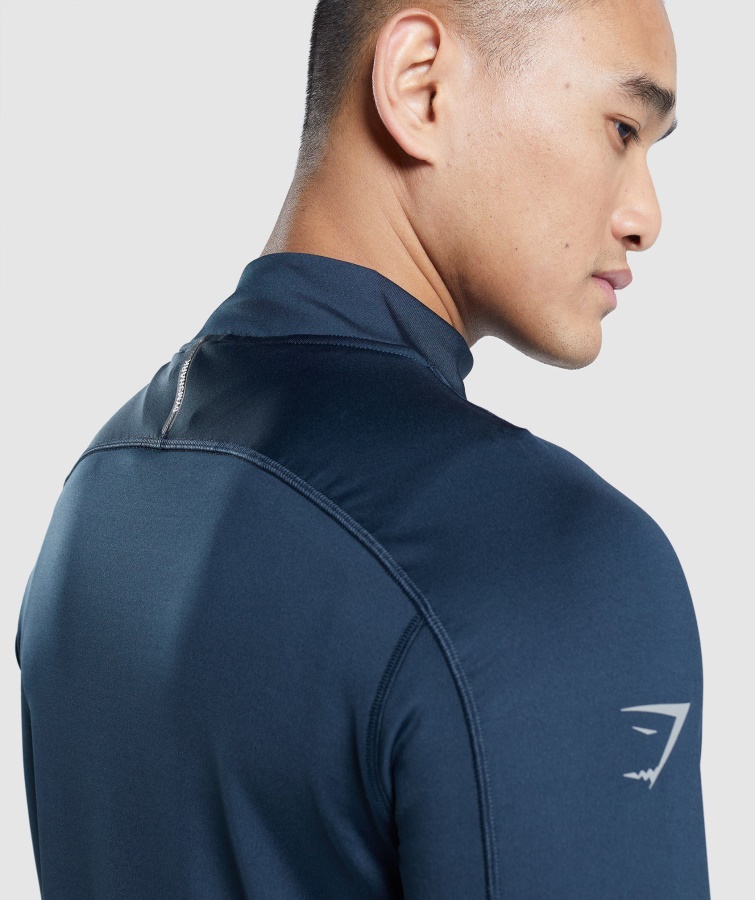 Speed Evolve 1-4 Zip Marineblå Gymshark