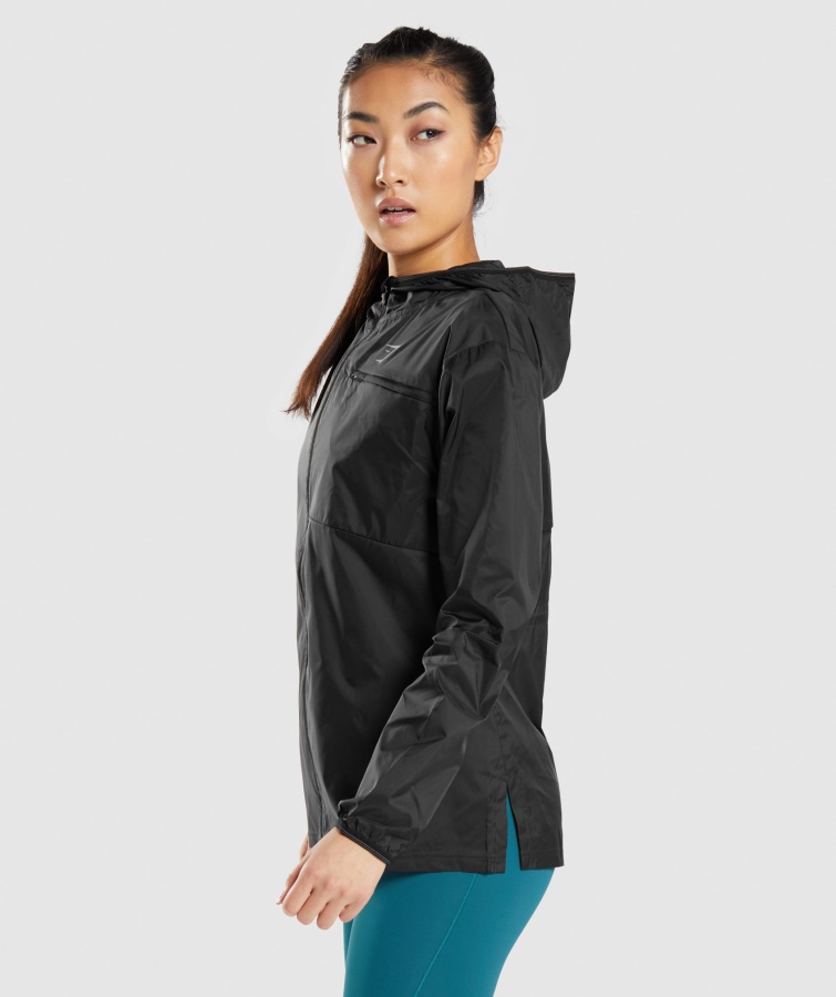 Speed Windbreaker Sort Gymshark