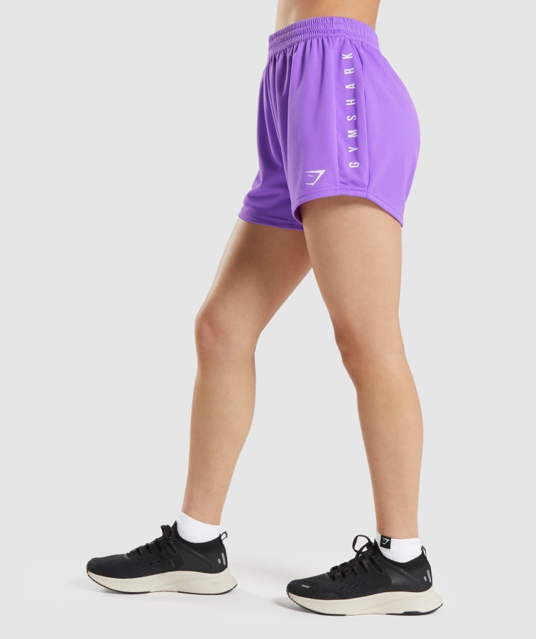 Sport Løse Shorts Lys Lilla Gymshark