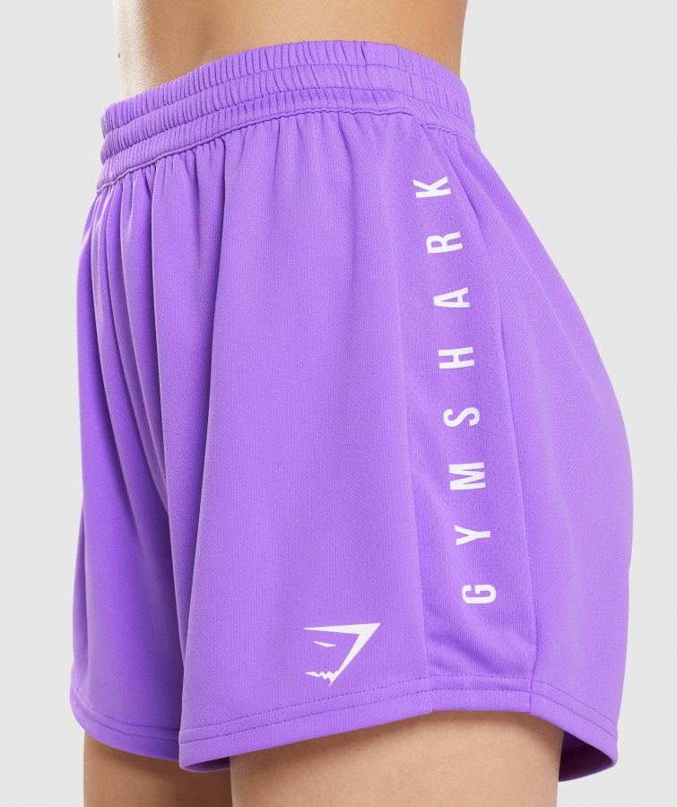 Sport Løse Shorts Lys Lilla Gymshark