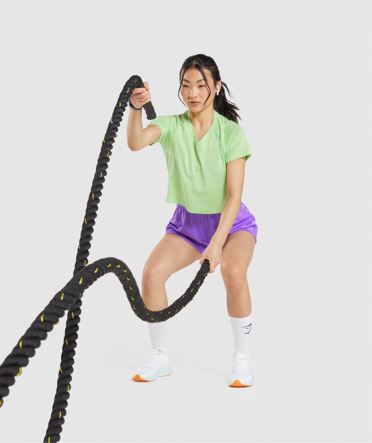 Sport Midi T-shirt Bali Grøn Gymshark