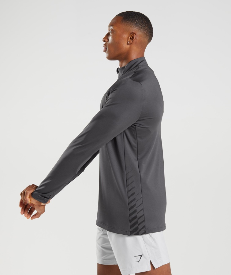 Sportsstribe 1-4 Lynlås Onyxgrå Gymhaj