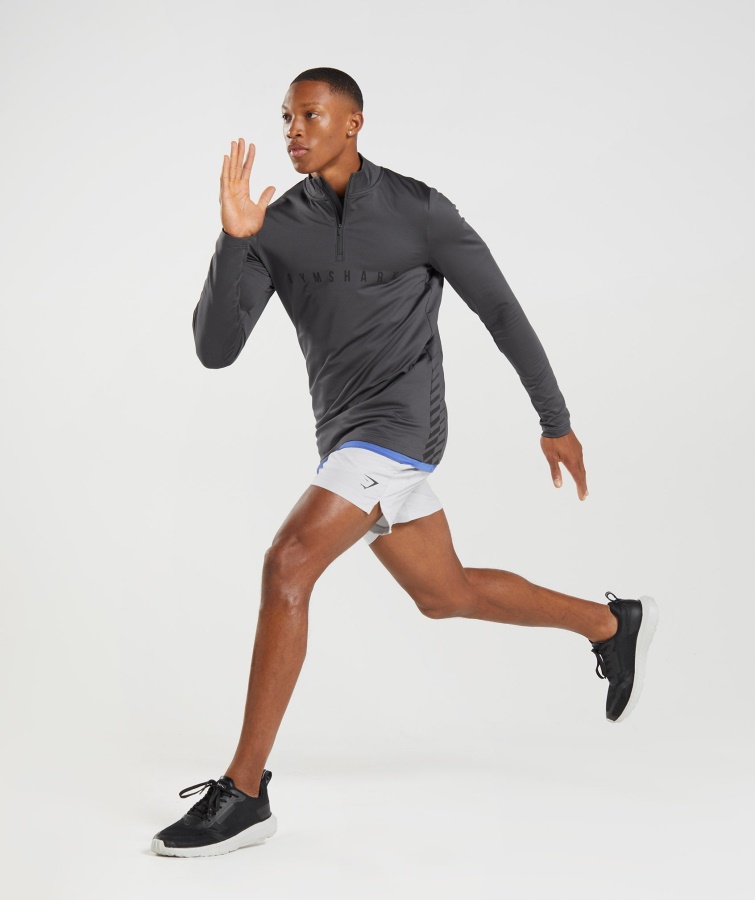 Sportsstribe 1-4 Lynlås Onyxgrå Gymhaj