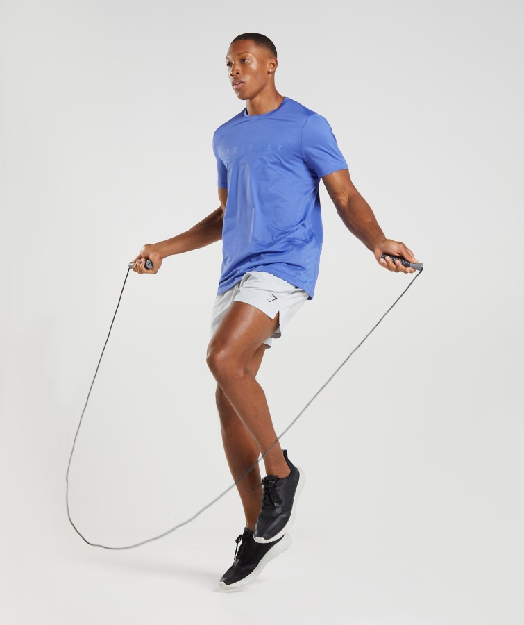 Sportsstribet T-shirt Domstol Blå Gymshark