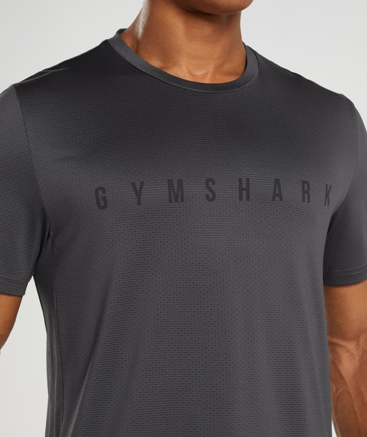 Sportsstribet T-shirt Onyxgrå Gymshark