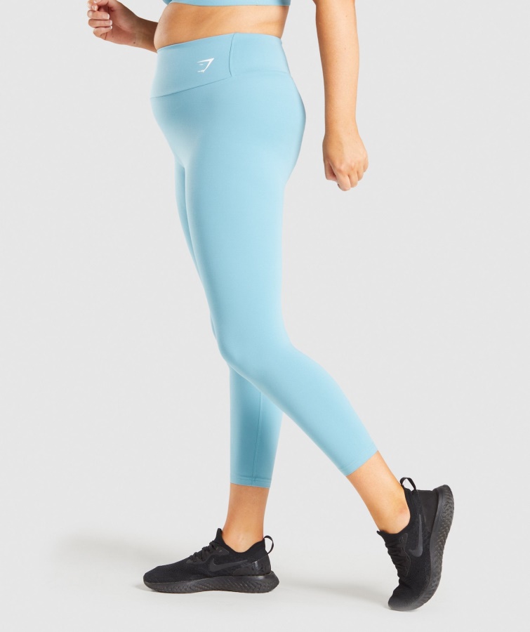 Træning 7-8 Leggings Lyseblå Gymshark