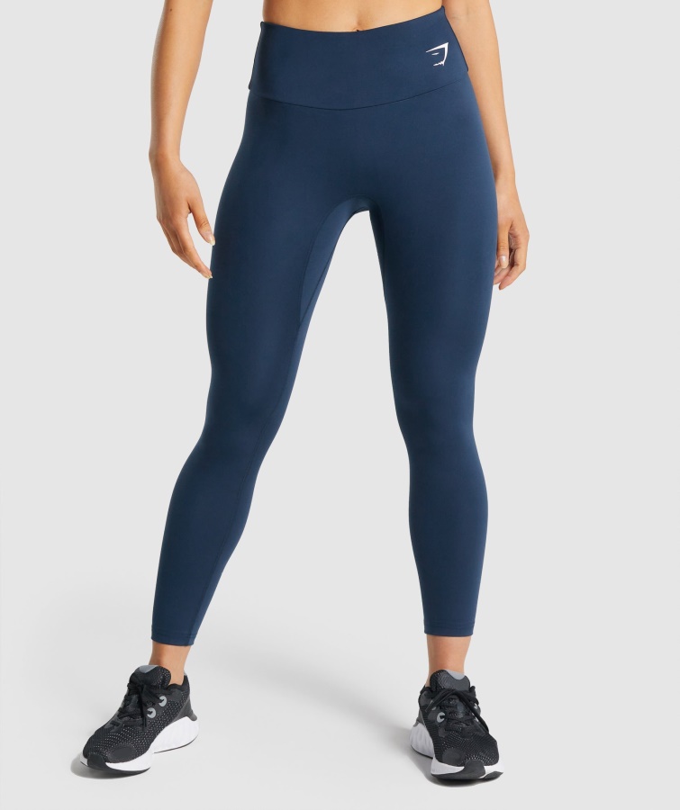 Trænings Leggings Marineblå Gymshark