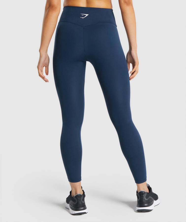 Trænings Leggings Marineblå Gymshark