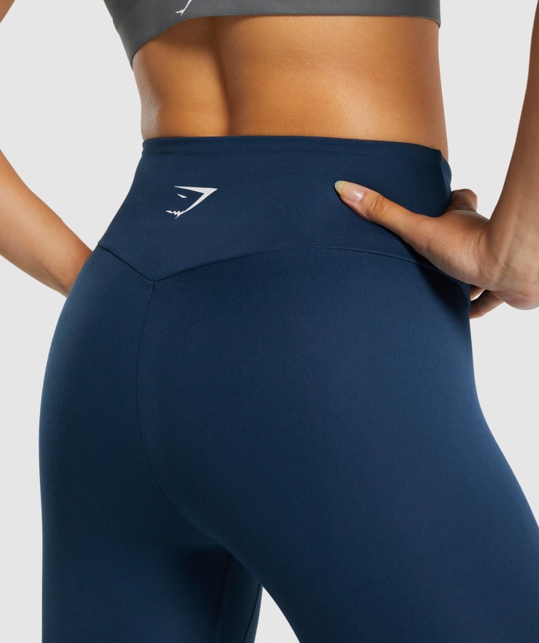 Trænings Leggings Marineblå Gymshark