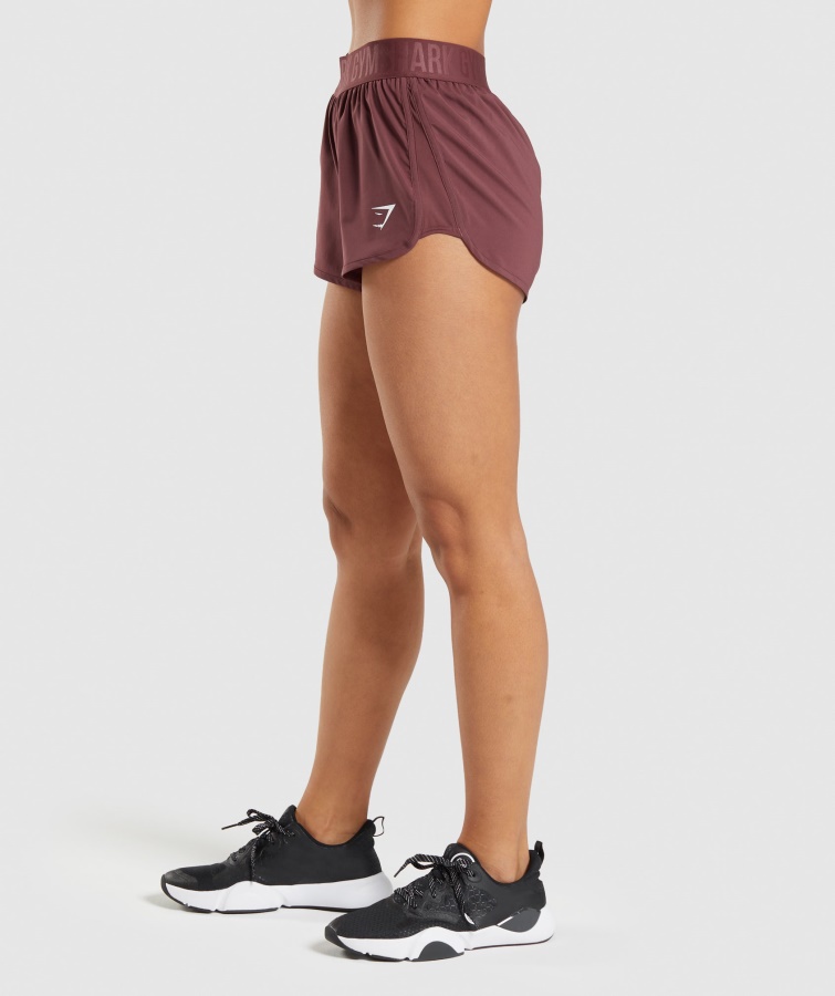 Træning Loose Fit Shorts Kirsebærbrun Gymshark