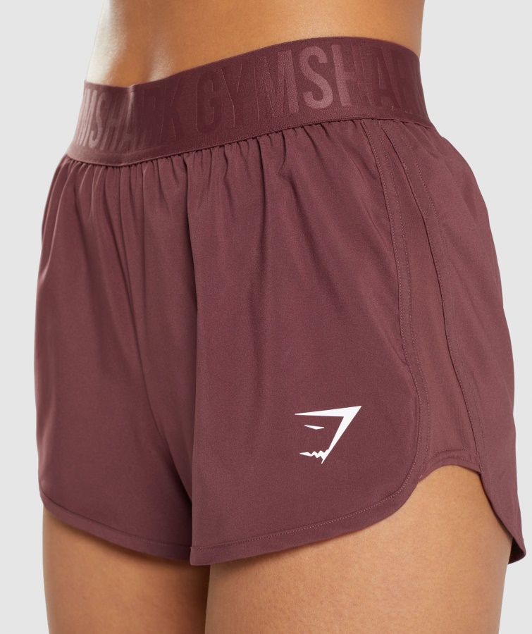 Træning Loose Fit Shorts Kirsebærbrun Gymshark