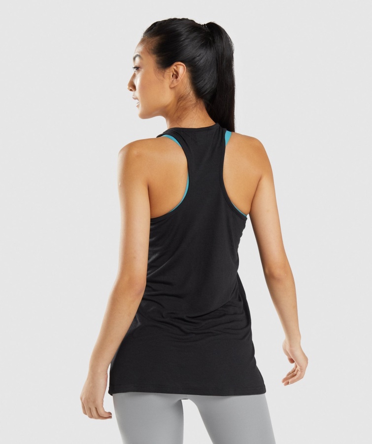 Træning Oversize Vest Sort Gymshark