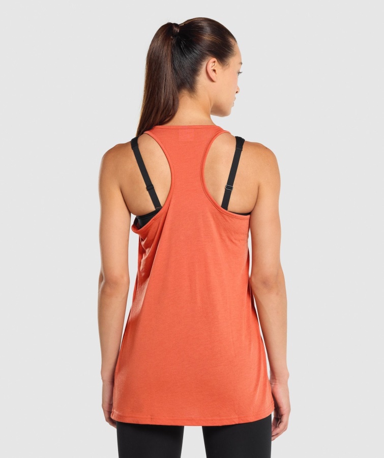 Træning Oversized Vest Orange Gymshark