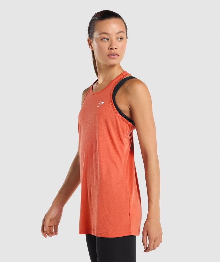 Træning Oversized Vest Orange Gymshark