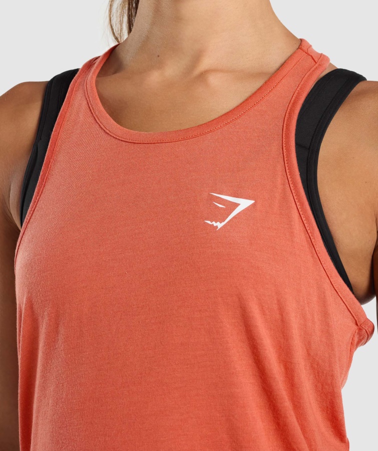 Træning Oversized Vest Orange Gymshark