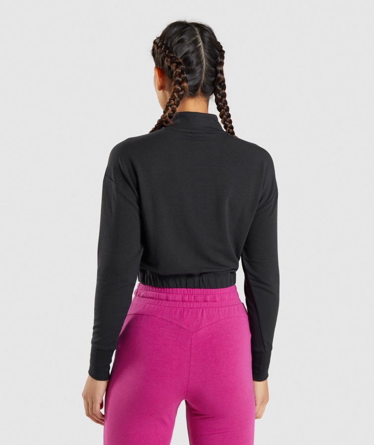 Træning Pippa Pullover Sort Gymshark