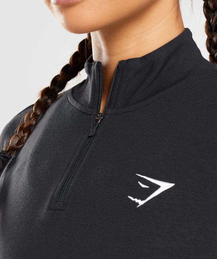 Træning Pippa Pullover Sort Gymshark